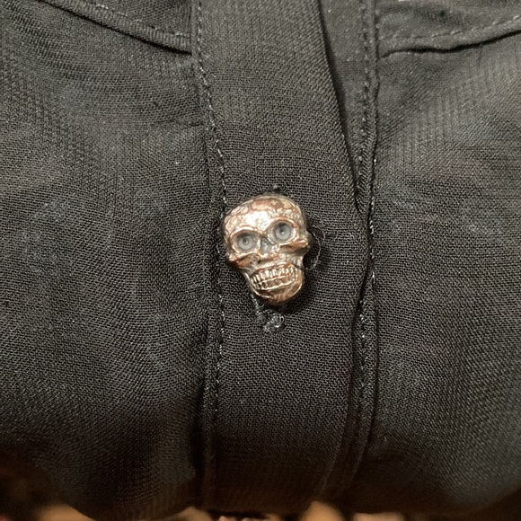 Hot Topic Sheer Black Spine Tank Top - Picture 5 of 7